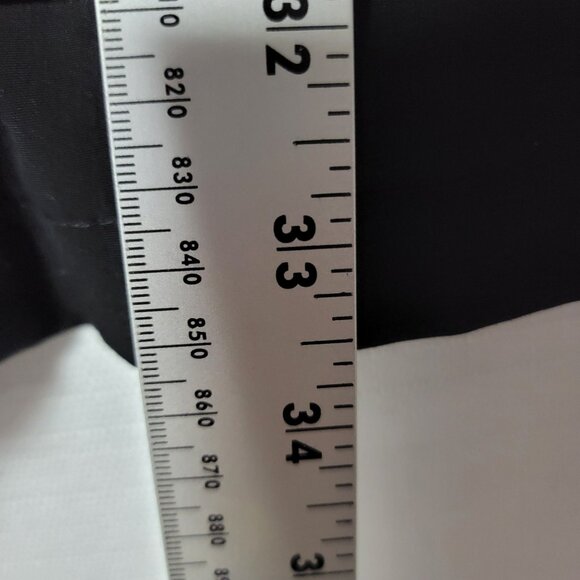 CS SIGNATURE Womens Windbreaker Coat Sz 1X Pockets Lined Button & Zip Black/Tan - Picture 9 of 16